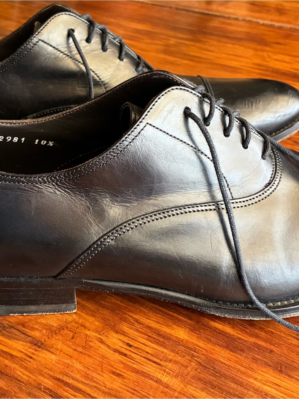 Too Boot New York By Adam Derrick Black Dress Shoes *Made In Italy